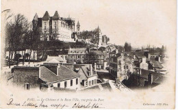 64 - PAU - Le Château Et La Basse Ville Prise Du Parc - Pau