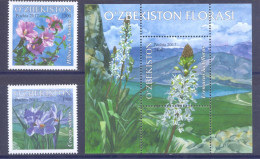 2017. Uzbekistan, Flora Of Uzbekistan, 2v + S/s, Mint/** - Uzbekistan