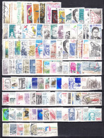 France (1980-89) Lot De 100 Timbres Grands Formats Oblitérés Différents - Collezioni