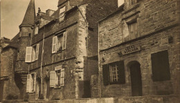 Rochefort En Terre * RARE Photo Ancienne * LERNO Boucher , Grand'rue * Boucherie Commerce * 8.5x14.5cm - Rochefort En Terre