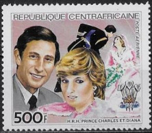 CENTRAFRIQUE - LE PRINCE CHARLES ET LADY DIANA - PA 283 - NEUF** MNH - Koniklijke Families