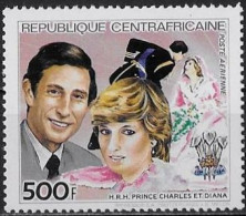 CENTRAFRIQUE - LE PRINCE CHARLES ET LADY DIANA - PA 283 - NEUF** MNH - Royalties, Royals