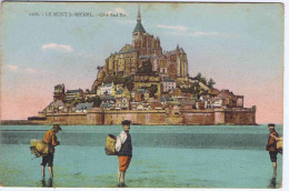 MANCHE - LE MONT-St-MICHEL - Côté Sud-Est ( Animation - Pêcheurs à Pied ) - LauRent-Nel - N° 1266 - Le Mont Saint Michel