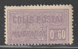 ALGERIE - COLIS POSTAUX - N°13b ** (1924-27) 60c Violet - Sans Surcharge "CONTROLE REPARTITEUR" - Paquetes Postales