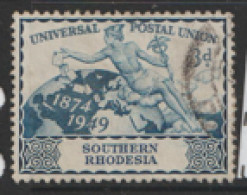 Southern Rhodesia  1949  69  3d   U P U Fine Used - Rhodésie Du Sud (...-1964)