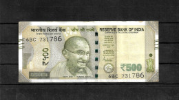 INDIA 2020 Rs. 500.00 Rupees Note Fancy / Holy / Religious Number "786" 731786" USED 100% Genuine Guaranteed As Per Scan - Otros – Asia