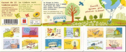 France 2014 Ecology Environmental Protection Set Of 12 Stamps In Booklet MNH - Gelegenheidsboekjes