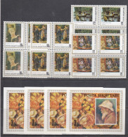 Albania 1991 - Pierre Renoir, Mi-Nr. 2466/69+Bl. 93, 4x, MNH** - Albanien