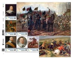 Ukraine 2023, Religious Wars 17th Century Gustav II Adolf - King Of Sweden, Sheetlet Of 6v - Oekraïne