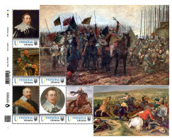 Ukraine 2023, Religious Wars 17th Century Gustav II Adolf - King Of Sweden, Sheetlet Of 6v - Ucrania