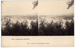 64 / PAU - Le Gave Pris Du Grand Parc - Carte Stéréo - Pau