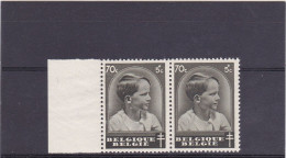 1936-COB 442-V 70c Witte Vlekken In Hals-Taches Blanches Dans Le Cou - Paar/pair - MNH - 1931-1960