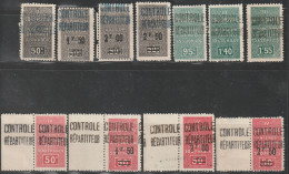 ALGERIE - COLIS POSTAUX - N°16/26 */** (1927) 11 Valeurs - Pacchi Postali