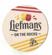 Capsules Ou Plaques De Muselet   SOUS BOCKS   BIÈRE   LIEFMANS ON THE ROCKS - Bierviltjes