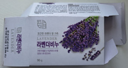 KOREA..SOAP LABEL..LAVENDER - Etiquettes