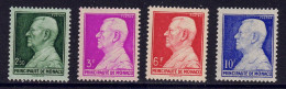 Monaco // 1946 // Prince Louis II Timbres Neufs** MNH  No. Y&T 281 à 284 - Unused Stamps