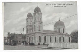 CPA NATCHITOCHES, CHURCH OF THE IMMACULATE CONCEPTION, LOUISIANE, USA - Altri & Non Classificati