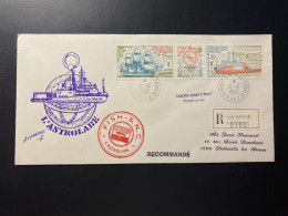 Lettre "L'Astrolabe" - 12/12/1990 - PA113A - TAAF - Terre Adélie - Bateaux - Storia Postale