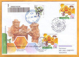 2023  Moldova Moldavie    FDC „Apiculture. Protect The Bees - Protect Life On Earth!” - Moldova