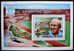 (dcbv-837)  Chad  -  Tchad  -  Tsjaad     Michel  BF 70   Yvert  Bloc 22   MNH - 1978 – Argentine