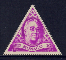 Monaco // 1946 // Hommage Président Roosvelt Timbres Neufs** MNH  No. Y&T 295 - Ungebraucht