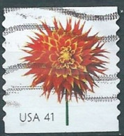 VERINIGTE STAATEN ETAS UNIS USA 2007 BEAUTIFUL BLOOMS: DAHLIA 41¢ USED SC 4167 YT 3967 MI 4274 SG 4758 - Usados