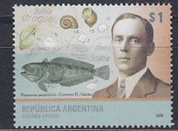 Argentina 2008 Antarctic Explorer Luciano H. Valette 1v ** Mnh (59746D) - Explorateurs & Célébrités Polaires