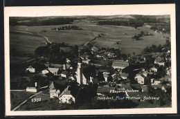 AK Berndorf Bei Salzburg, Ortsansicht Mit Kirche, Fliegeraufnahme  - Altri & Non Classificati