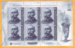 2022  Moldova Personalities Who Changed The World History Sheet Roald Amundsen (1872-1928), Norvegian Explorer. 150 Mint - Moldawien (Moldau)