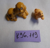 Kinder - Animaux Et Leur Petit - Chien Et Chiot - K96 119 - Sans BPZ - Steckfiguren