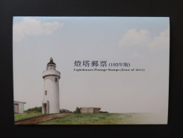 Taiwan Chine China 2014 Carnet Phares Phare Lighthouses Lighthouse Folder - Leuchttürme