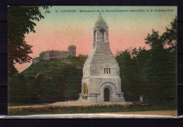 Lourdes - Monument De La Reconnaissance Interalliee Et Le Chateau-fort - Lourdes