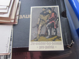 1910 Bundesfeier Postkarte Die Wachter Der Heimat Pro Patria - Altri & Non Classificati