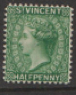 St Vincent  1885  47a  1/2d   Deep Green  Mounted Mint - St.Vincent (...-1979)