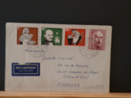 107/089B  LETTRE  ALLEMAGNE POUR LA FRANCE 1956 - Briefe U. Dokumente