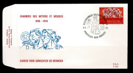 1979 1939 FDC  (Brux / Brus )  : " Ambachten En Neringen * 50 * Métiers Et Négoces  " - 1971-1980