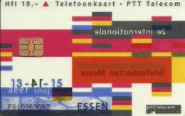 Netherlands: Ptt Telecom - 1996 Internationale Telefonkaartenbeurs Essen. Mint, Transparent - Públicas