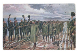 En Guerre : Le Roi D' Angleterre Au Front - The War : The King At The Front - Belle Illustration - Guerre 14-18 - Weltkrieg 1914-18