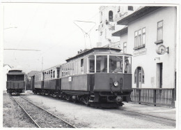 Tr. To Fulpmes, Innsbruck, Stubaitalbahnhof. Photo, No Postcard. 12 X 8,5 Cm. * - Innsbruck