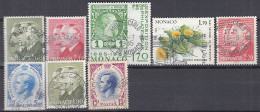 MONACO  8 Marken, Gestempelt - Collections, Lots & Series