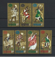 Burundi 1964 African Dances Y.T. 95/101 (0) - Used Stamps