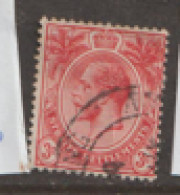 Straights Settlement   1912  195a 3c  Scarlet  Fine Used - Straits Settlements