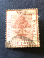 ORANGE FREE STATE  SG 48  ½d Chestnut  FU - Stato Libero Dell'Orange (1868-1909)