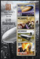 MOZAMBIQUE - AVIATION - HINDENBURG - N° 7002 A 7005 ET BF 1077 - NEUF** MNH - Zeppelin