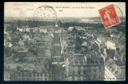 CPA - (56) Lorient - Rue Du Morbihan, Vue De La Tour De L'Eglise (Oblitération à étudier) - Lorient