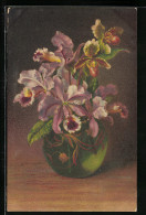 Künstler-AK Wenau-Pastell Nr. 991: Schöne Vase Mit Lilien  - Sonstige & Ohne Zuordnung