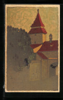 Künstler-AK Wenau-Pastell Nr. 167: Kirche In Der Dämmerung  - Autres & Non Classés