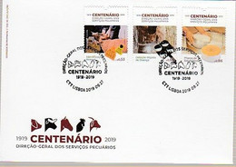 Portugal & FDC Directorate-General Livestock Services Centenary 1919-2019 (3445) - FDC