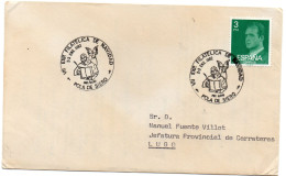 Carta  Con Matasellos Commemorativo De Navidad Pola De Siero - Briefe U. Dokumente