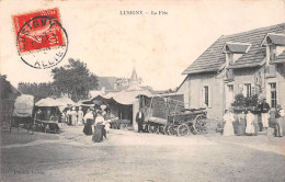 LUSIGNY (Allier) - La Fête - Voyagé 1909 (2 Scans) - Altri & Non Classificati